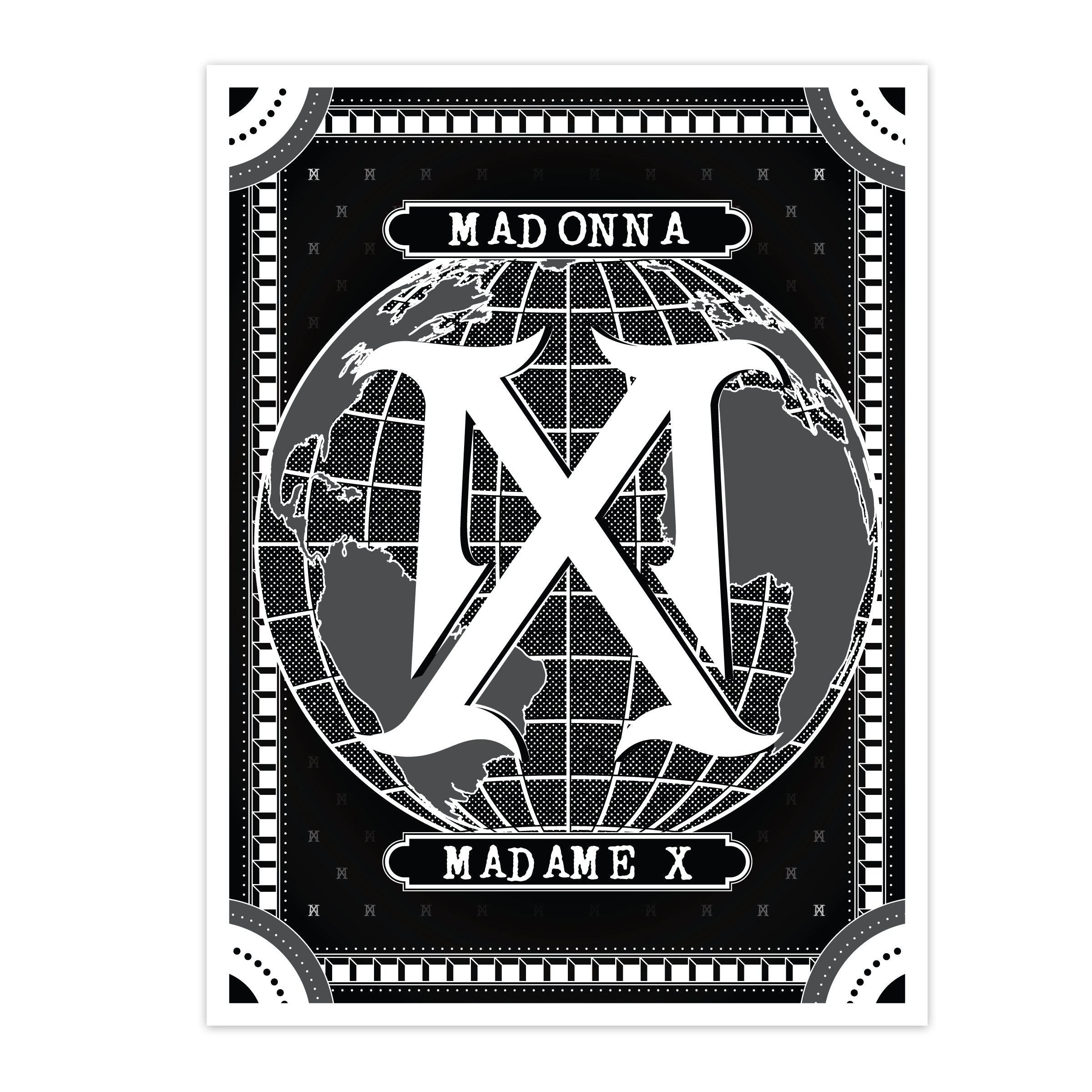 Madonna Madame X Logo Litho